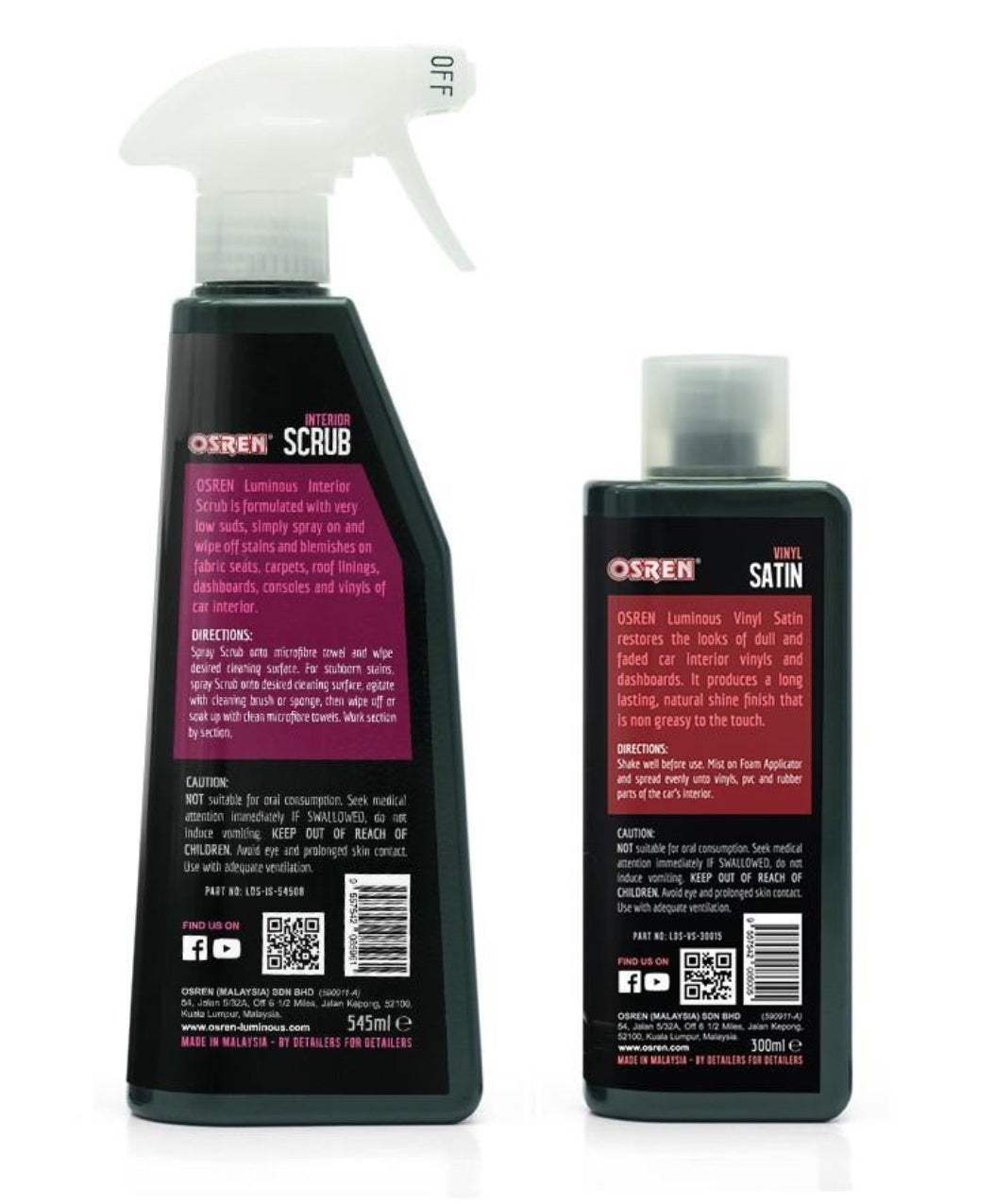 OSREN Luminous interior clean & protect bundle - 1